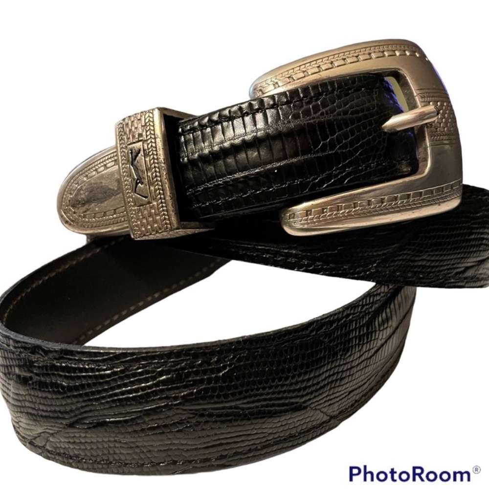 PGA tour top grain leather belt